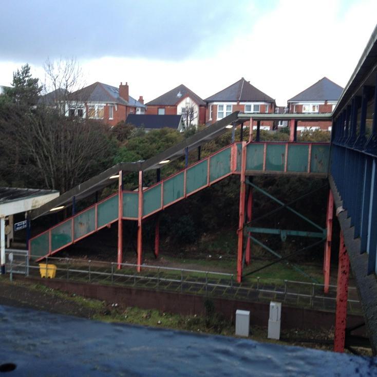 Amusingly named station located in Bournemouth. Always getting sniggers from immature travellers. Hopelessly inaccessible to the disabled thanks to Network Rail