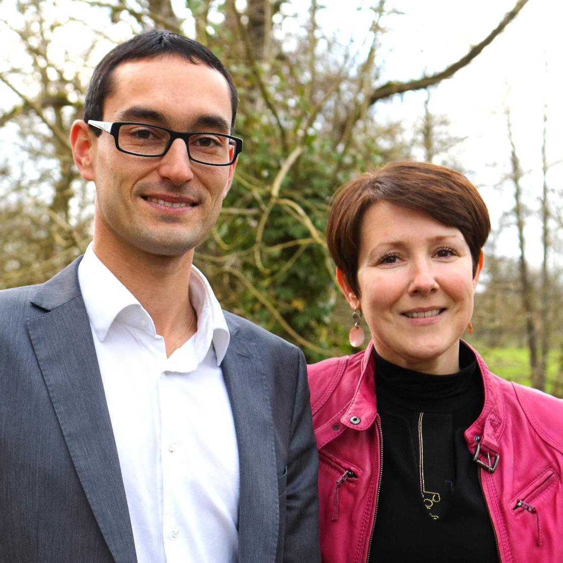 Malik ABDALLAH, Christine RAMBAUD-BOSSARD, Cécile PAGES et Franck POTHIER, candidats Départementales Canton La Roche Sud les 22 et 29 mars 2015.