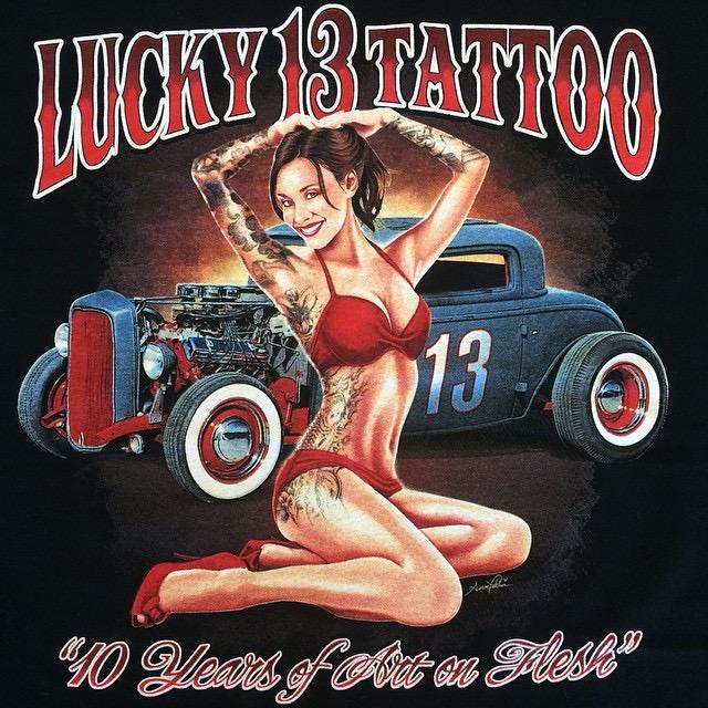 Lucky 13 has been a tattoo staple in RVA for over 10 years. Visit us for your new tattoo and in the meantime follow for shop talk, news, promotions and humor.