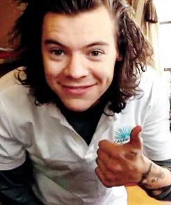 @Harry_Styles
At night you're in my dreams the day you haunt my thoughts but the only place where I do not see you is in my arms
Love u ❤