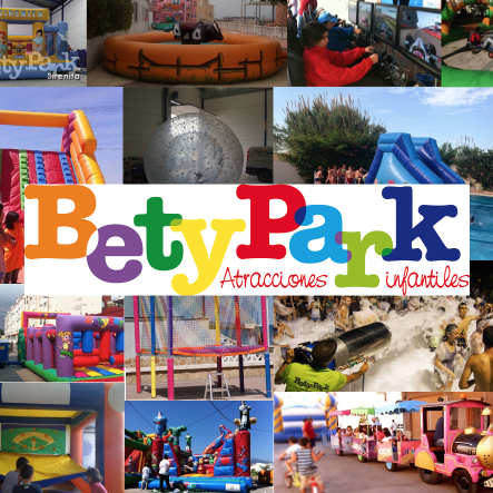 Betypark es una empresa pionera en el sector de las atracciones infantiles. Disponemos de una amplia gama de atracciones y animaciones para los más pequeños.