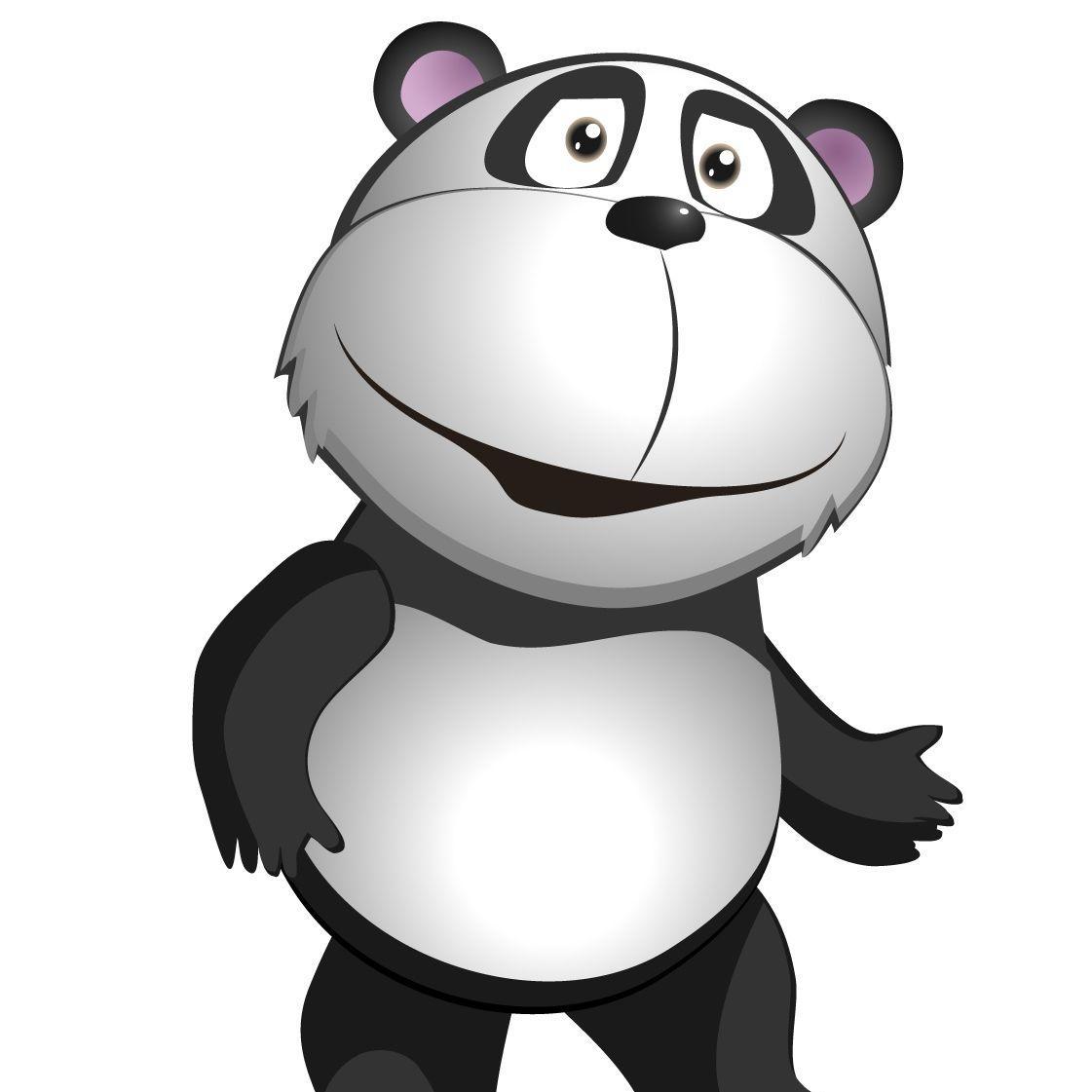 Eccentric Panda Addicted to Casino Games.