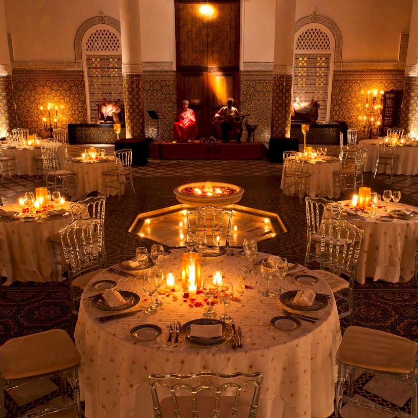 Restaurant gastronomique marocain, lieu de légende, un palais mythique.