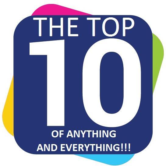 This is the official twitter feed for my blog 'The Top 10 of Anything and Everything' my mission in life is to make people smile. Nothing more, nothing less.🙂