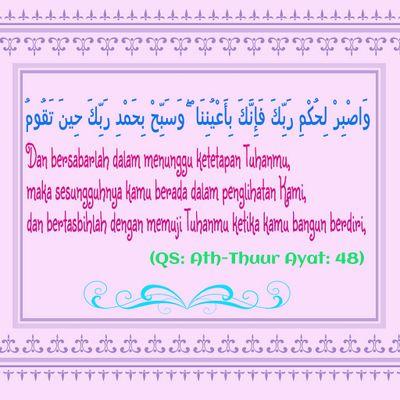 apapun yang terjadi dalam harimu yakinlah bahwa semuanya adalah kehendak dan rencana ALLAH SWT untuk kebahagiaanmu