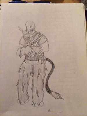 I am heavy mammoth man. 8 feet of fur, death, and salad!