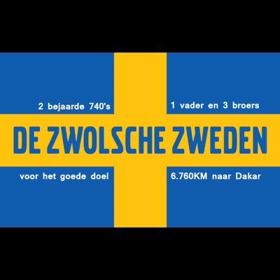 3 Zwolse broers + vader gaan de uitdaging aan om in twee oude Volvo's de Amsterdam - Dakar Challenge te rijden voor het goede doel. Piet-Johan-Chris-Ijsbrand