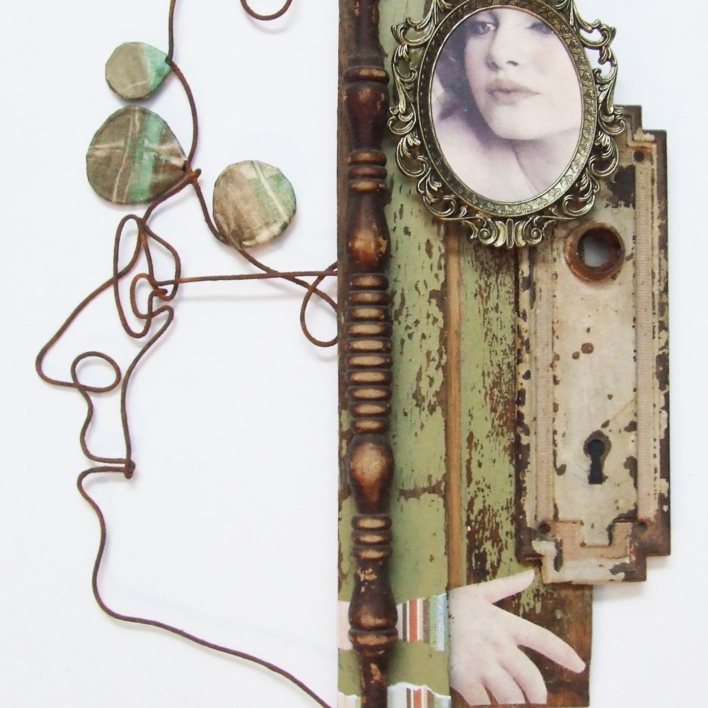 Dedicated to a group pop-up exhibition that features six assemblage artists, who use found objects and/or salvaged materials to create new works of art