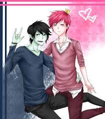 Fionna and Cake are the most amazing friends. Marshall Lee, i have said things about him being bad, but he really isnt, he is a great person, ❤@Marshredblood