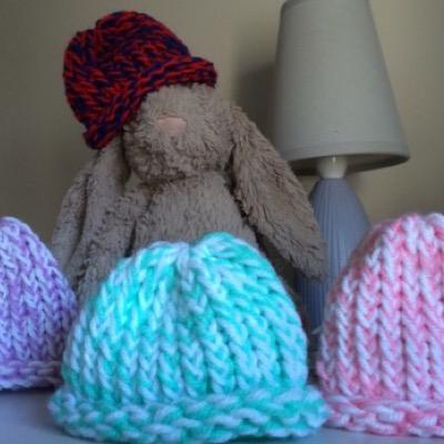 mummy and knitter of babies hats