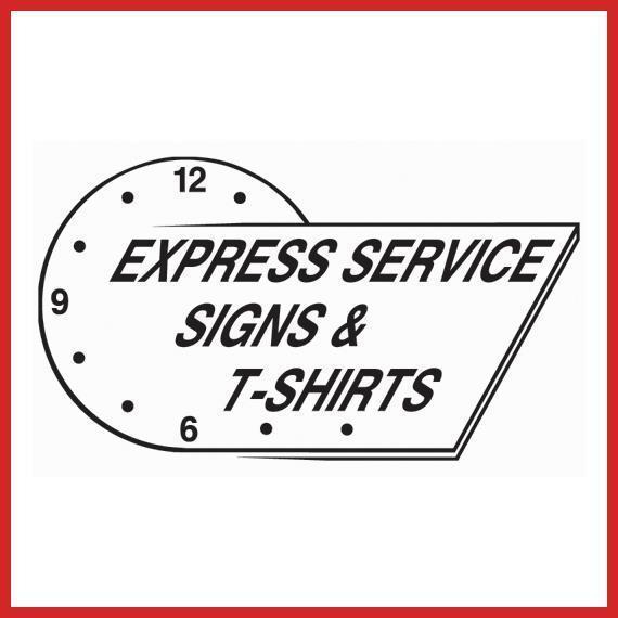 I'm Paula Goodman, I own & operate Express Service Signs & T-shirts in Cincinnati. We print awesome custom items and would love to help you with your projects.