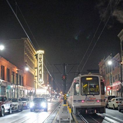 Buffalo, NY Theatre District. Home to over a dozen live theater's, endless nightlife entertainment, dinning, shopping, art galleries, accomodations, and more!