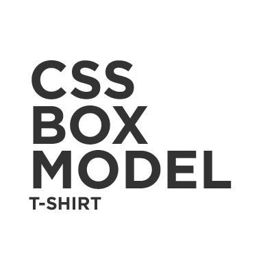 The official CSS box Model T-Shirt. Order yours today!
