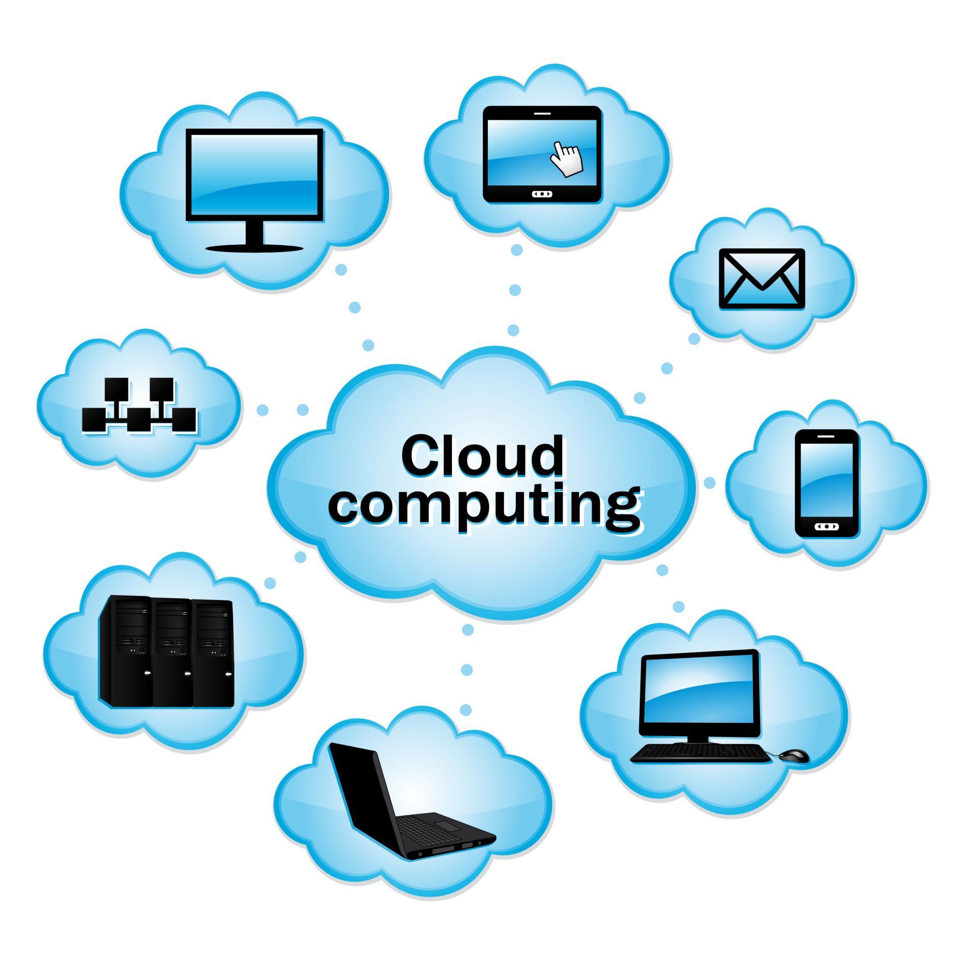 Exchanging ideas about cloud computing.