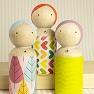I make cute peg doll wedding cake toppers and Waldorf toys!