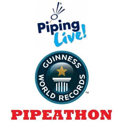 On the morning of Wednesday 12th August 2015, I begin my attempt to set a new Guinness World Record for the longest ‘Pipeathon’ over a period of 24hrs.