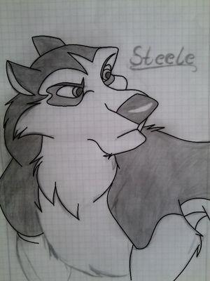 Steele. in life I was a bad guy, in death I strive to be a good guy, when I return who knows...