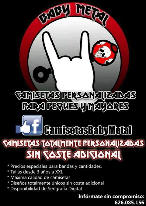 Camisetas personalizadas y únicas con el logo de tu banda, película o serie favorita, hechas especialmente para ti. Alta calidad. Tallas desde 3años hasta XXL.