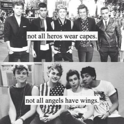@onedirection and @5sos are my life