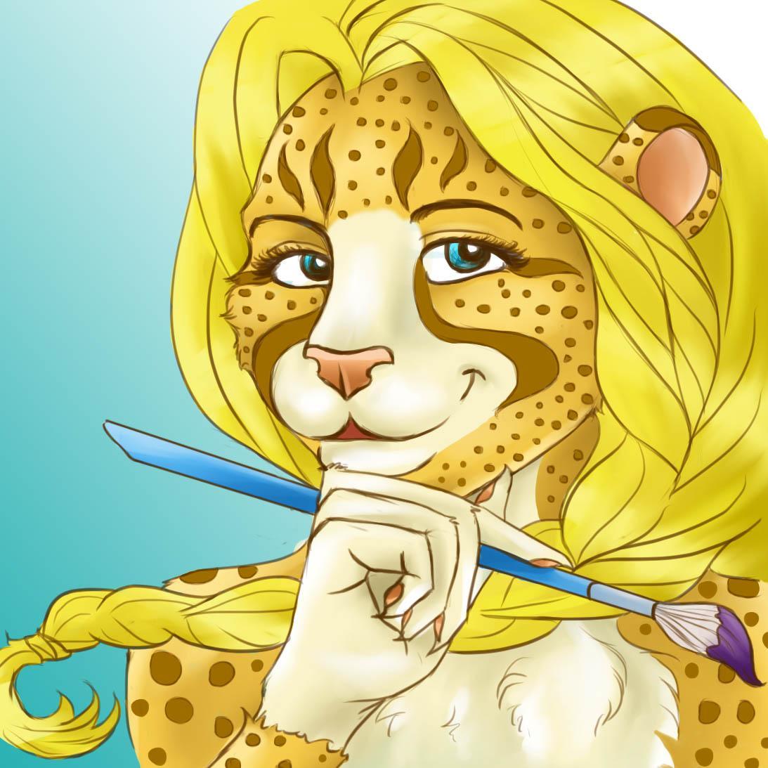 Fuzzy artist gamer type thingie-mah-jig.
