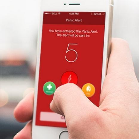MobilePERS App that alerts Central Station Operators of your emergency, your GPS coordinates, numbers to local authorities and or family & friends are contacted