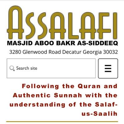 Official Twitter Account for Masjid Aboo Bakr As-Siddeeq in Decatur, Ga [Administered by Abdelmalik Johnson]