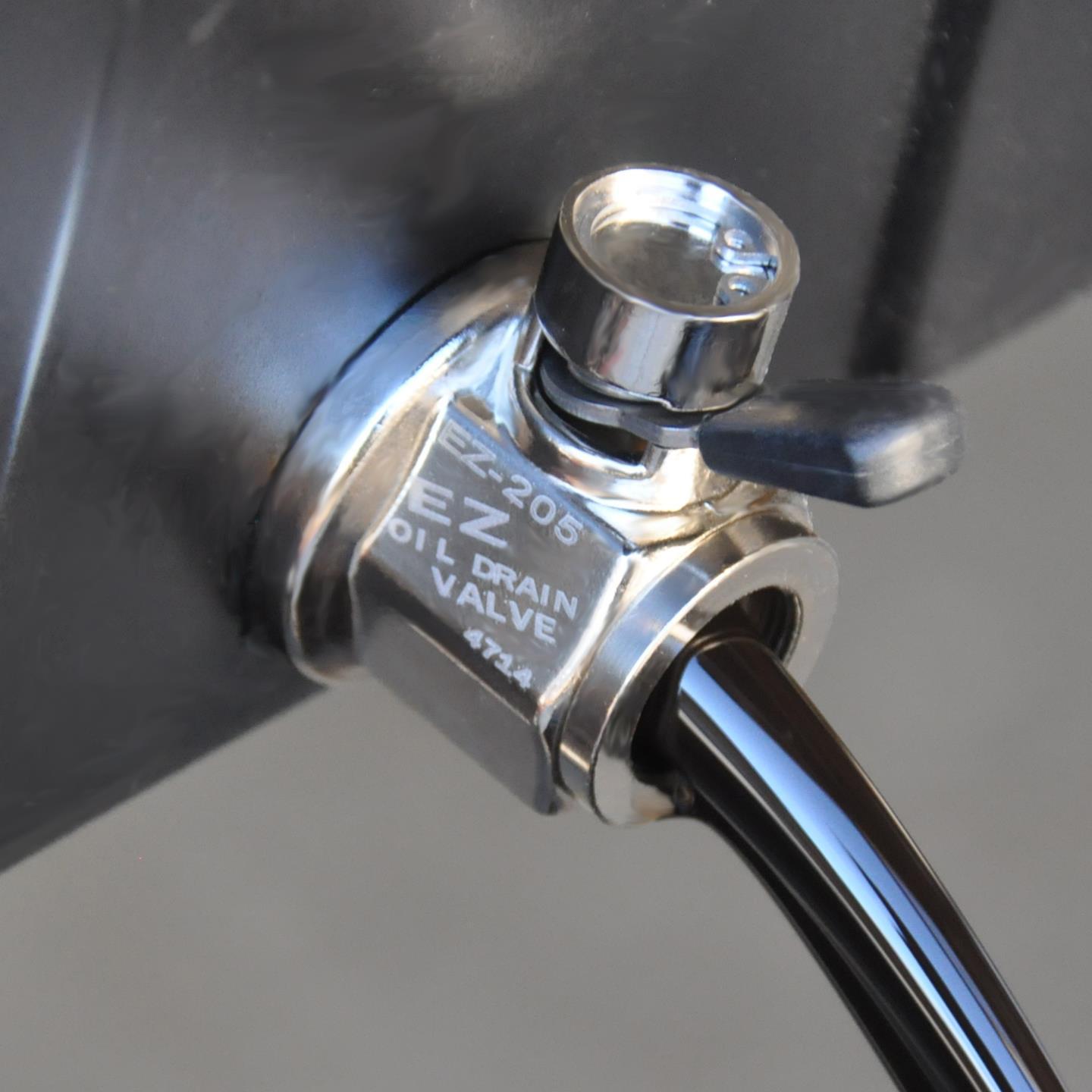 Introducing the EZ Oil Drain Valve! Makes oil changes easier, cleaner and faster! Fits all engine makes & models! Simply replaces your stock drain plug!