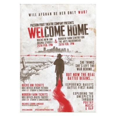Welcomehomeb15's profile picture. This is a play about a young lady, who served in the army. More info - https://t.co/SrEcSVfDOq