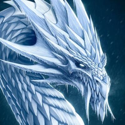 An undescribally immense and powerful ice dragon.She is usually content and will freeze anything if threatened.|| #MVRP #OpenRP