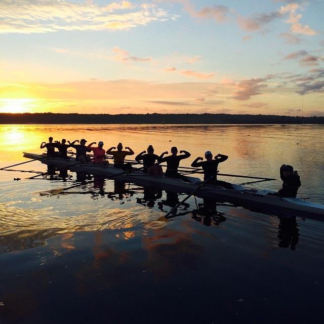 Living the life of a collegiate rower.