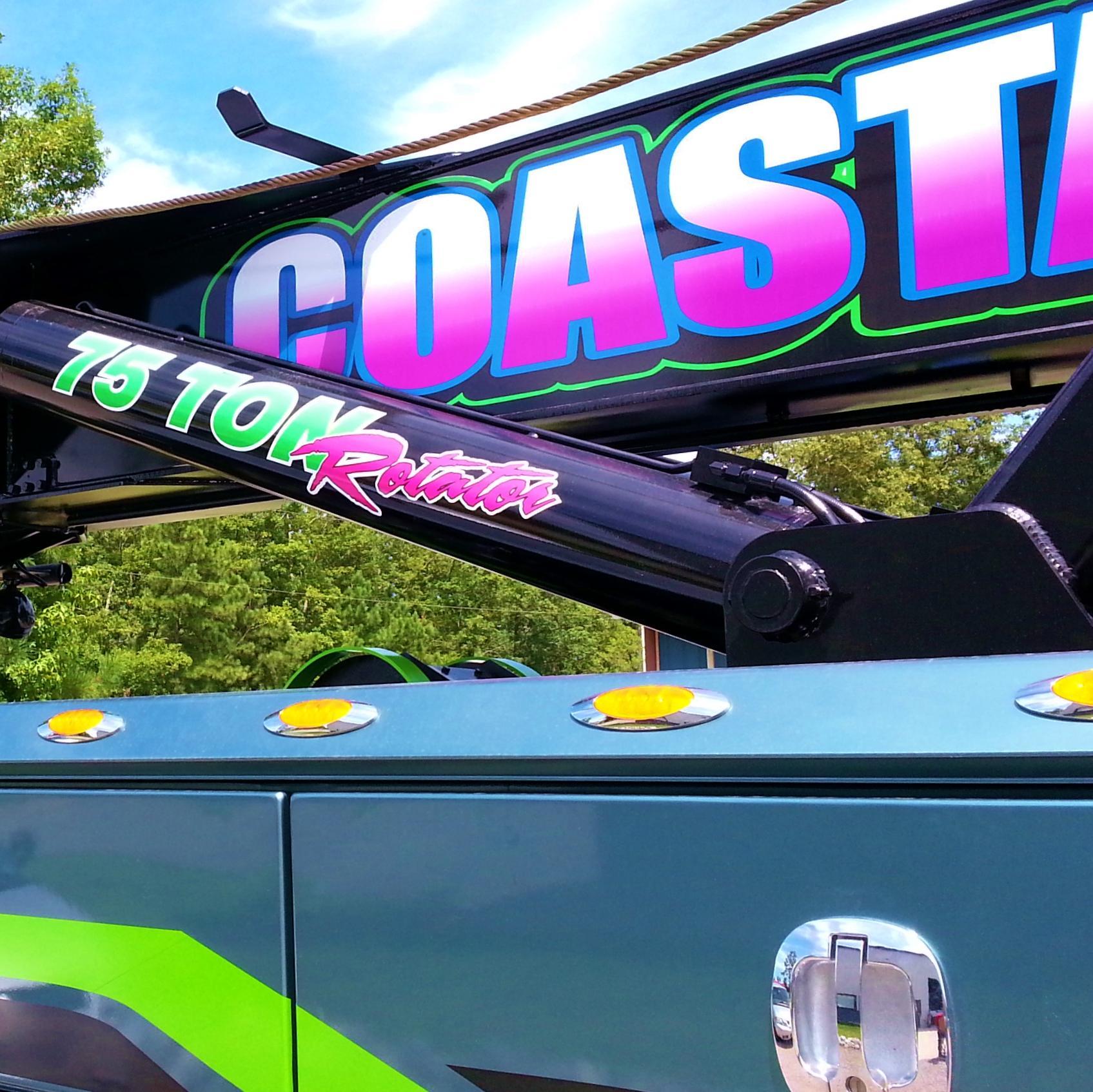 COASTALTOW's profile picture. 24/7 Towing and Recovery service in Richmond VA specializing in heavy duty, air cushions, rollback service
