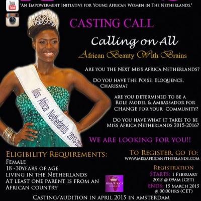 Assistant at Miss Africa Netherlands