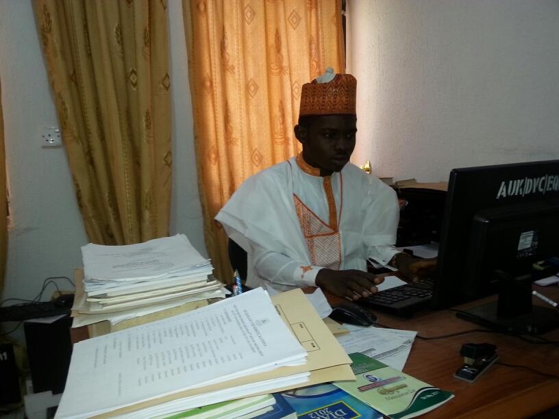 Al'qalam Uni, katsina. B.A Islamic Studies.
Bayero Uni, kano. Masters Islamic banking and finance. 
Atlantic international Uni,
