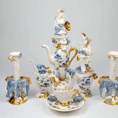 maker of witty decorative ceramics and jewellery