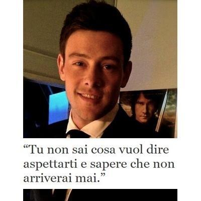Cory è uno di quelli che quando non ci sono più lo senti, come se il mondo intero diventasse un po’ più pesante, senza di lui è tutto insopportabile.