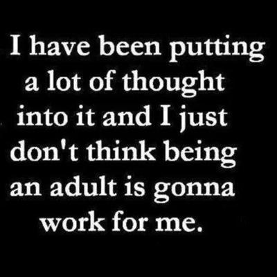 Me and my thoughts.