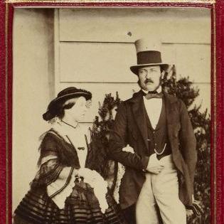 Queen Victoria and Prince Albert. As engraved at Frogmore, there rest two who were one.