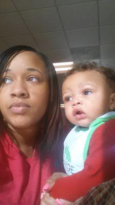 Proud mother of one.