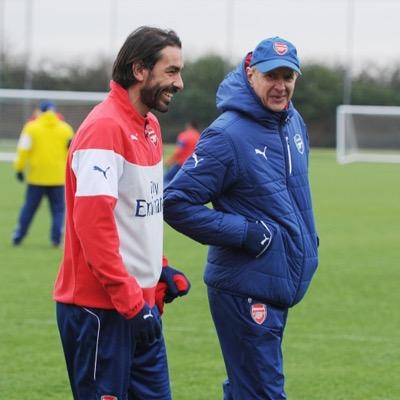 Arsenal from the the sidelines.