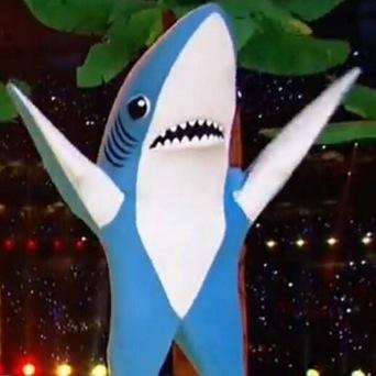I'm a dancing shark named Sharkie! I LUV KATY!