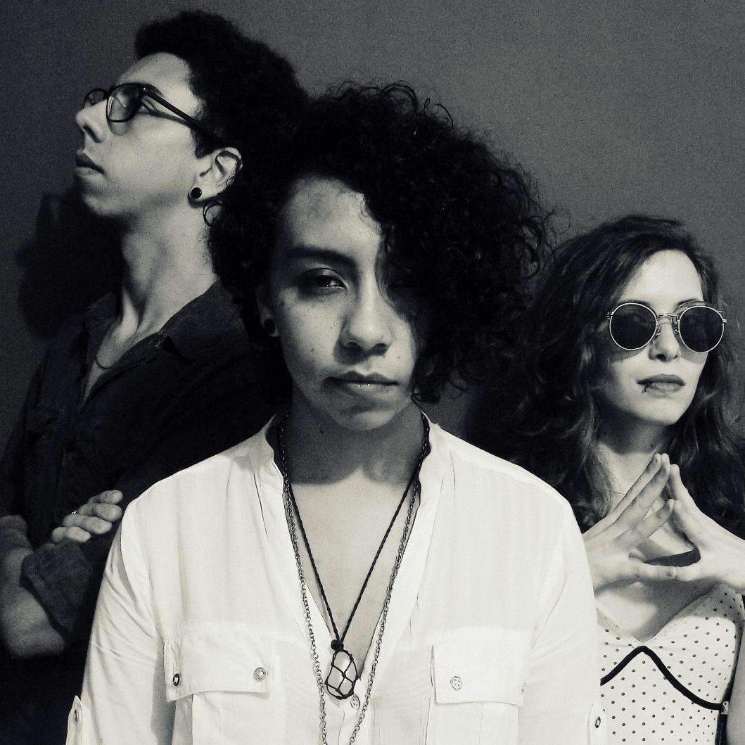 Um power trio que soma vertentes do rock a sua esquizofrenia sonora: @lulemon (Guitarra e voz), @guria_lunatica (Baixo e voz) e Mário Leão (Bateria).