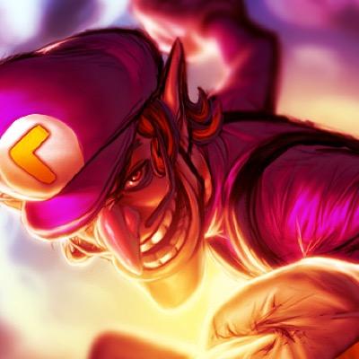 Waluigi gonna win-a! Wehehehe! [The long legged dancing purple brother of @Wahruio.] #SSBRP #MarioRP