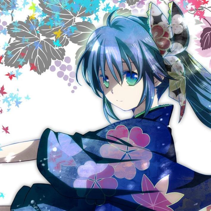 初音ミクの画像だけ。