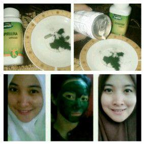 Mau wajah putih & bersih dari jerawat,jgn ragu-ragu gunakan Masker Wajah berbahan dasar ganggang laut dari kami @AhliWajah Invite:53E14BE0