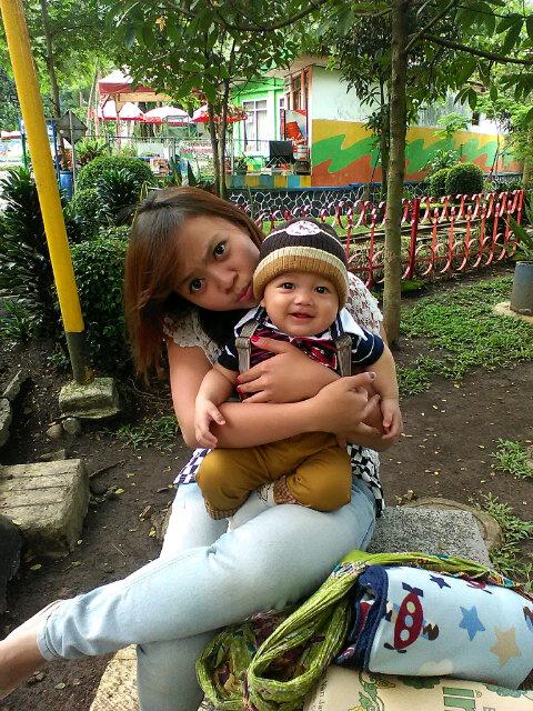 Adhitya wife's and baby raziq mom's