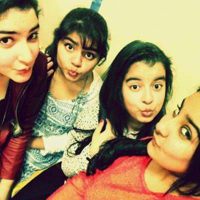 Angel Arora, Anshika Walia, Smriti Arora and Simran Kaur :) Catch on our new cover song: http://t.co/TrK9bMSxTV