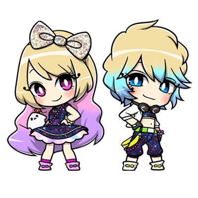 Ponpog 2次元公式 Pog シアンの瞳 金髪にブルー系グラデーションのショートヘアが特徴 日本語で言うところの アホのこ である 不憫なステータスなため弱く それ故ponに尻に敷かれている 属性は地 Http T Co Tvxyyee5ot