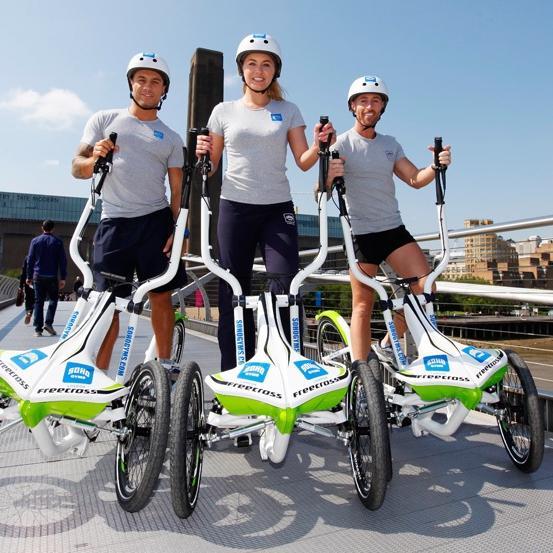 FreecrossVienna's profile picture. Sport, frischen Luft, Kalorien verbrennen und dabei eine Menge Spaß haben – das ist möglich mit dem FreeCross, dem ersten fahrbaren Crosstrainer für draußen!