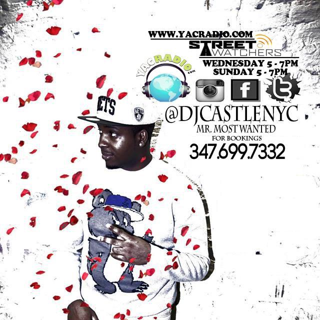 DJ CASTLE. NEW YORK DJ THAT DOES IT ALL. I HAVE EVENTS EVERY WEEK. HIT ME UP IF YOU WANT TO PARTY FOR FREE.