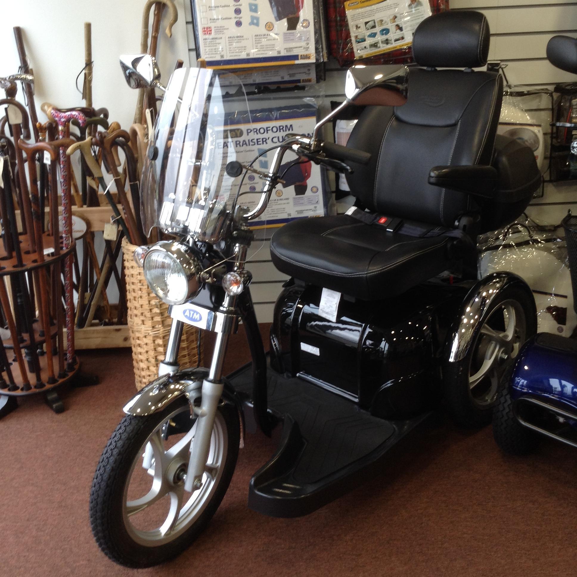 All your mobility needs under one roof! Mobility scooters, rise & recline chairs, stair lifts, daily living aids. Free friendly advice! : )